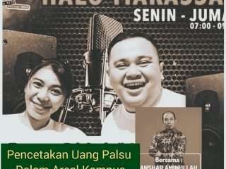 Wawancara Radio Venus Tekait Pencetakan Uang Palsu Di Areal Kampus