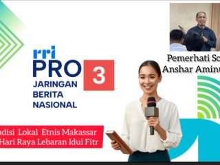 Wawancara RRI Pro 3 Tentang Tradisi Lokal Makassar Jelang Lebaran
